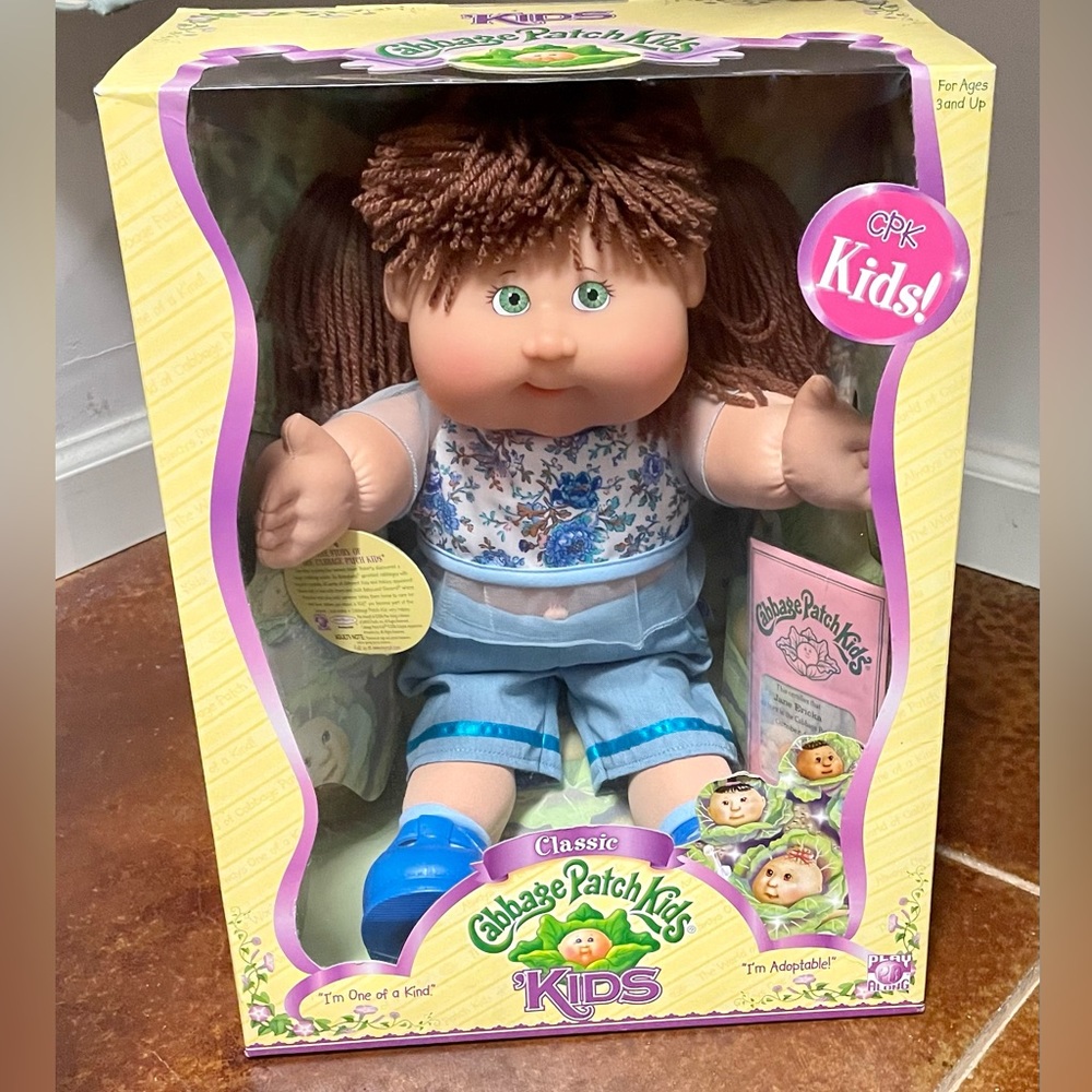Vintage Cabbage Patch Kids Doll, “Jane Ericka”, Unopened, Perfect Condition!